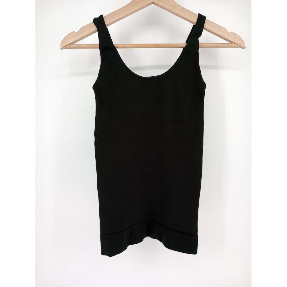 Victoria's Secret Better On Top Slimming Tank Women Small Black Scoop Neck